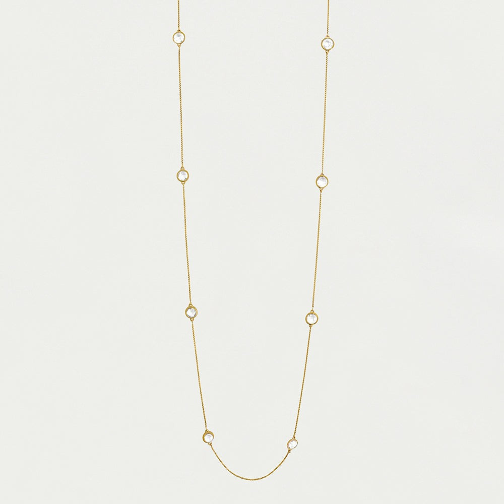 SIGNATURE GEMSTONE CHARM NECKLACE | Dean Davidson