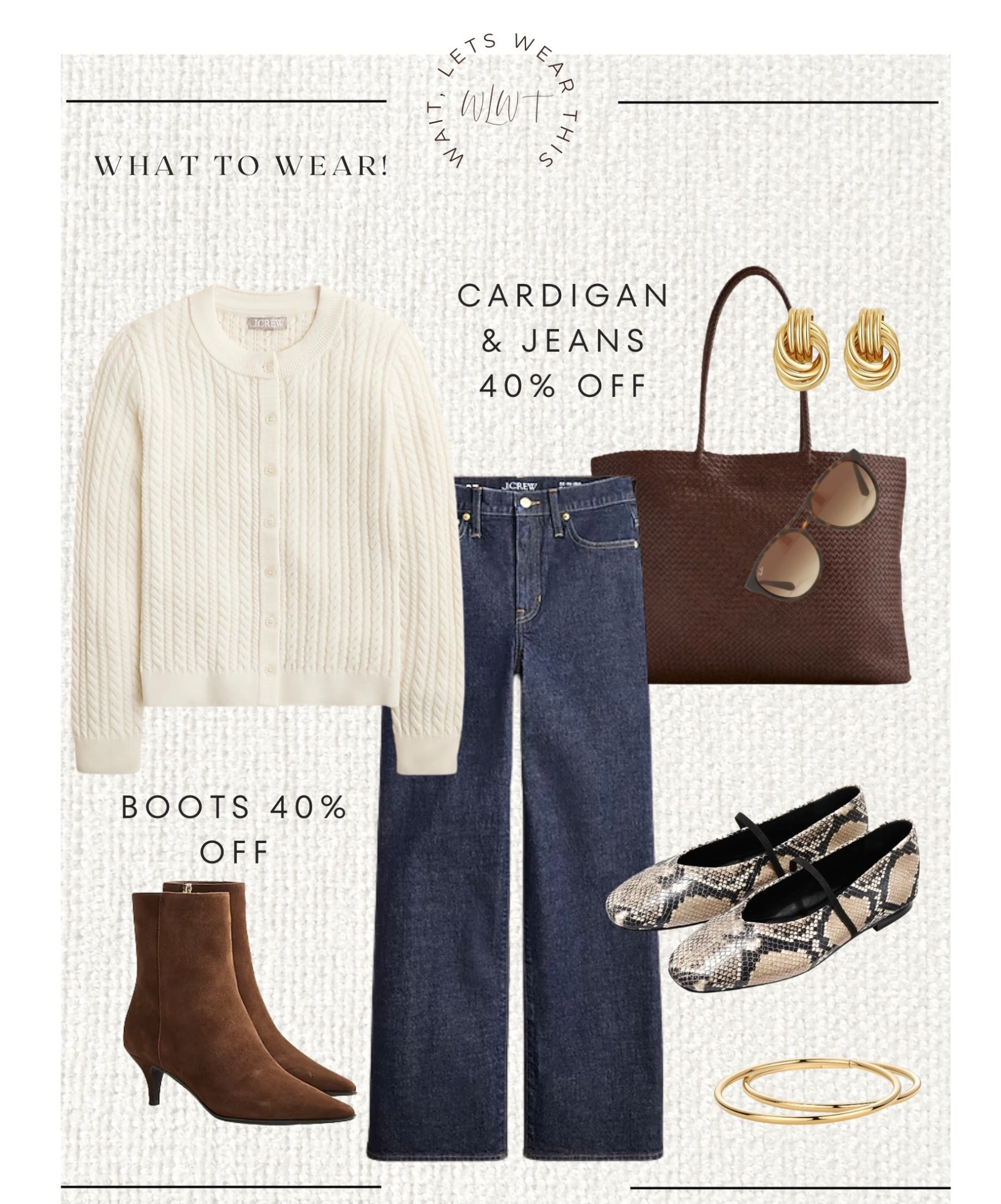 Cardigan and jean sale 40% off! 

#LTKOver40 #LTKSaleAlert #LTKStyleTip