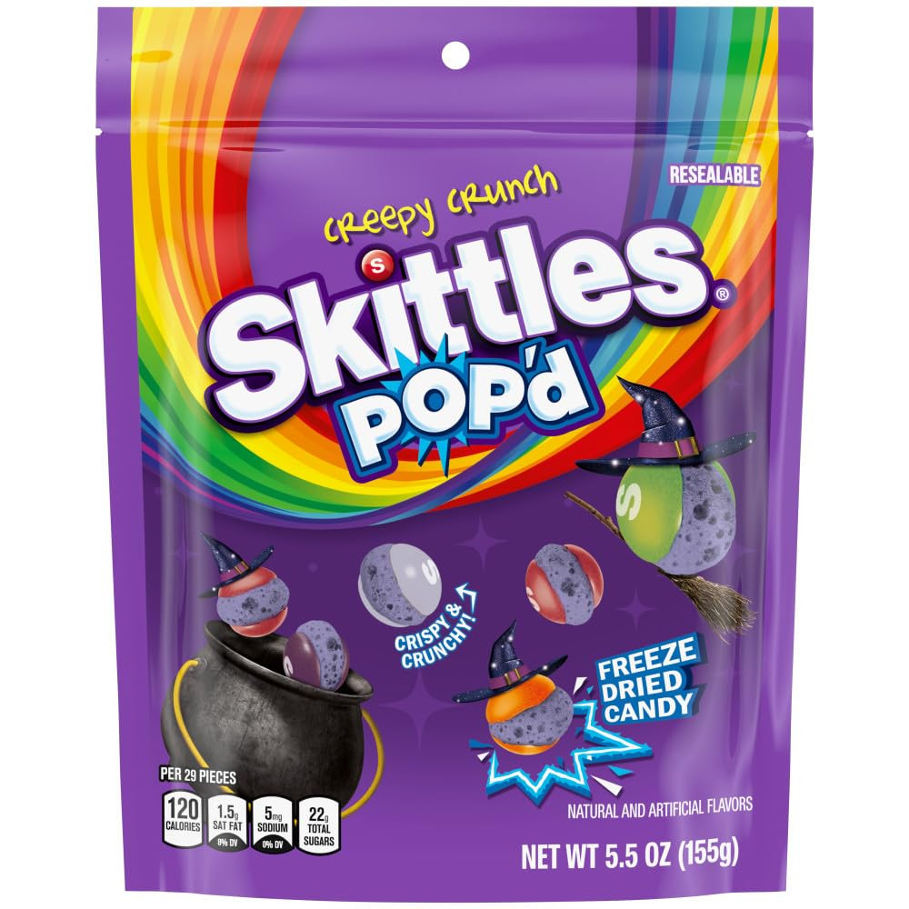 Skittles Pop'd Halloween Blend 5.5 Ounces Each | Amazon (US)