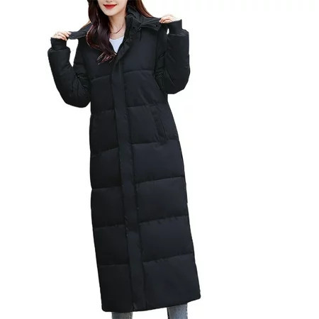 LYXSSBYX Puffer Jackets Long for Women Women s Long Padded Winter Coat Padded Winter Coat Fashion Coat | Walmart (US)