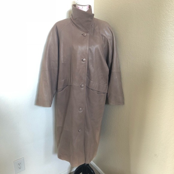 Goatskin Leather Coat Jacket Size 10. Finland | Poshmark