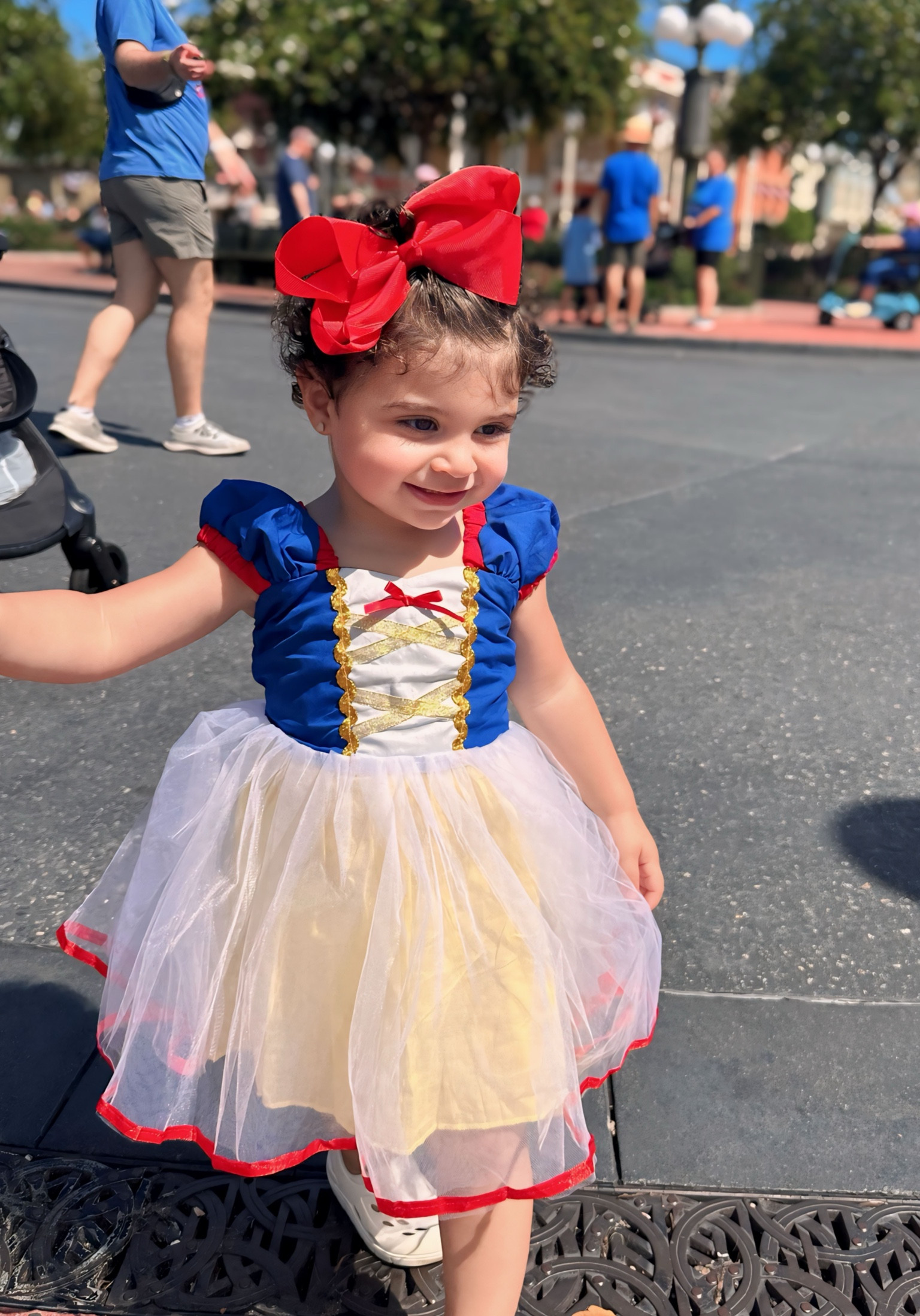 My sweet girl wore this beautiful dress in Disney! We got so many compliments on it and she rocked it! High quality disney dress ✨

#LTKFamily #LTKKids #LTKBaby