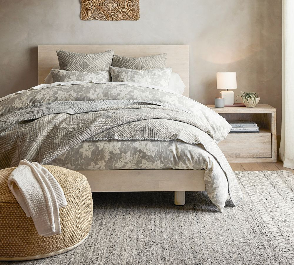 Cayman Platform Bed & Headboard | Pottery Barn (US)