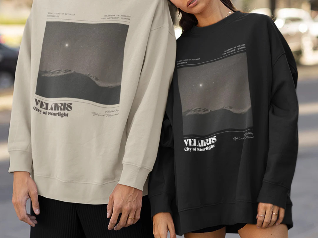 Acotar Sweatshirt OFFICIALLY LICENSED SJM Velaris Night Court Shirt City of Starlight Throne of G... | Etsy (US)