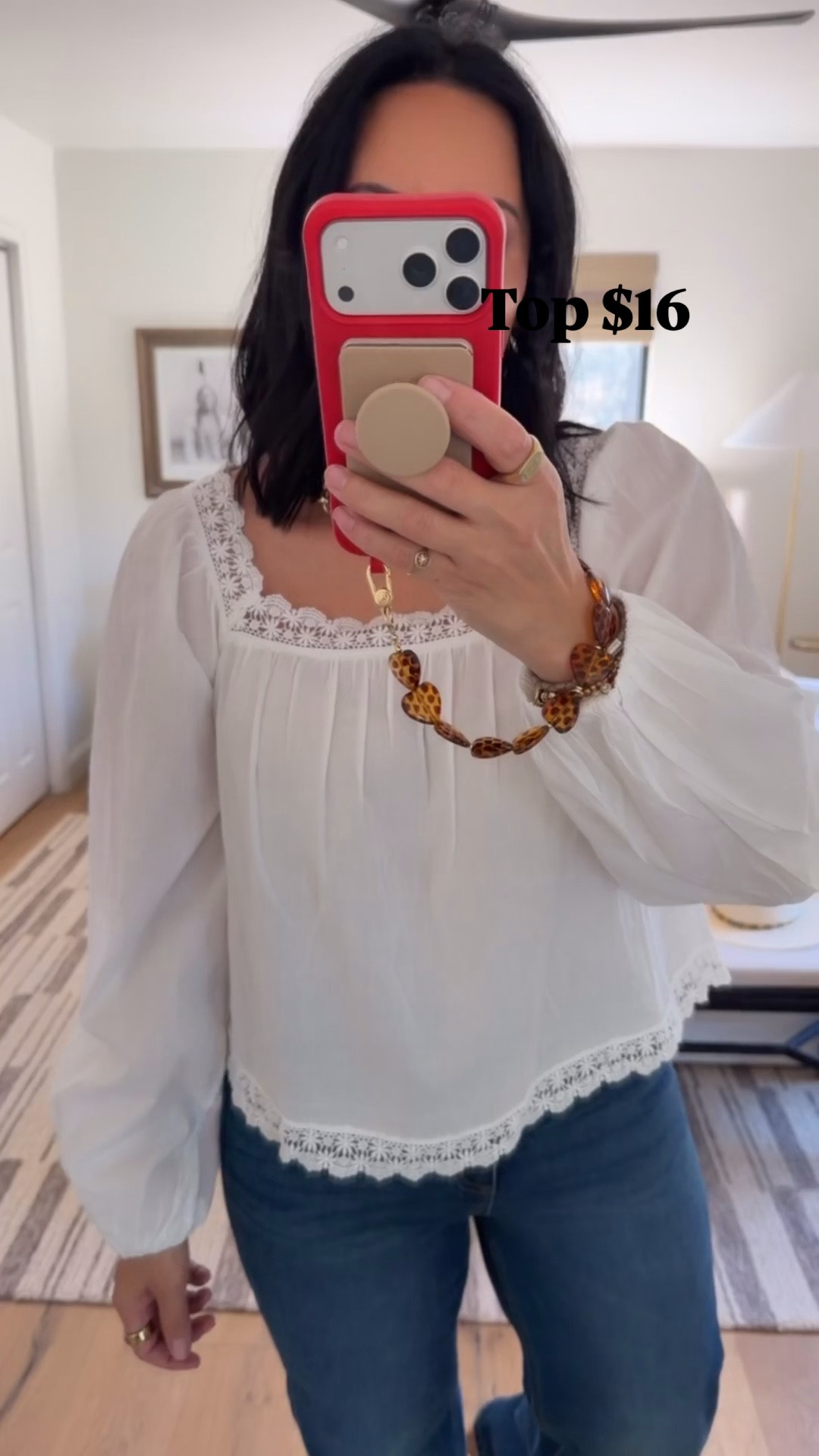 Top size medium 

#LTKWorkwear #LTKOver40 #LTKSaleAlert