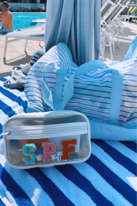 SPF bag and beach / pool bag. 


#LTKSeasonal #LTKTravel #LTKFindsUnder50