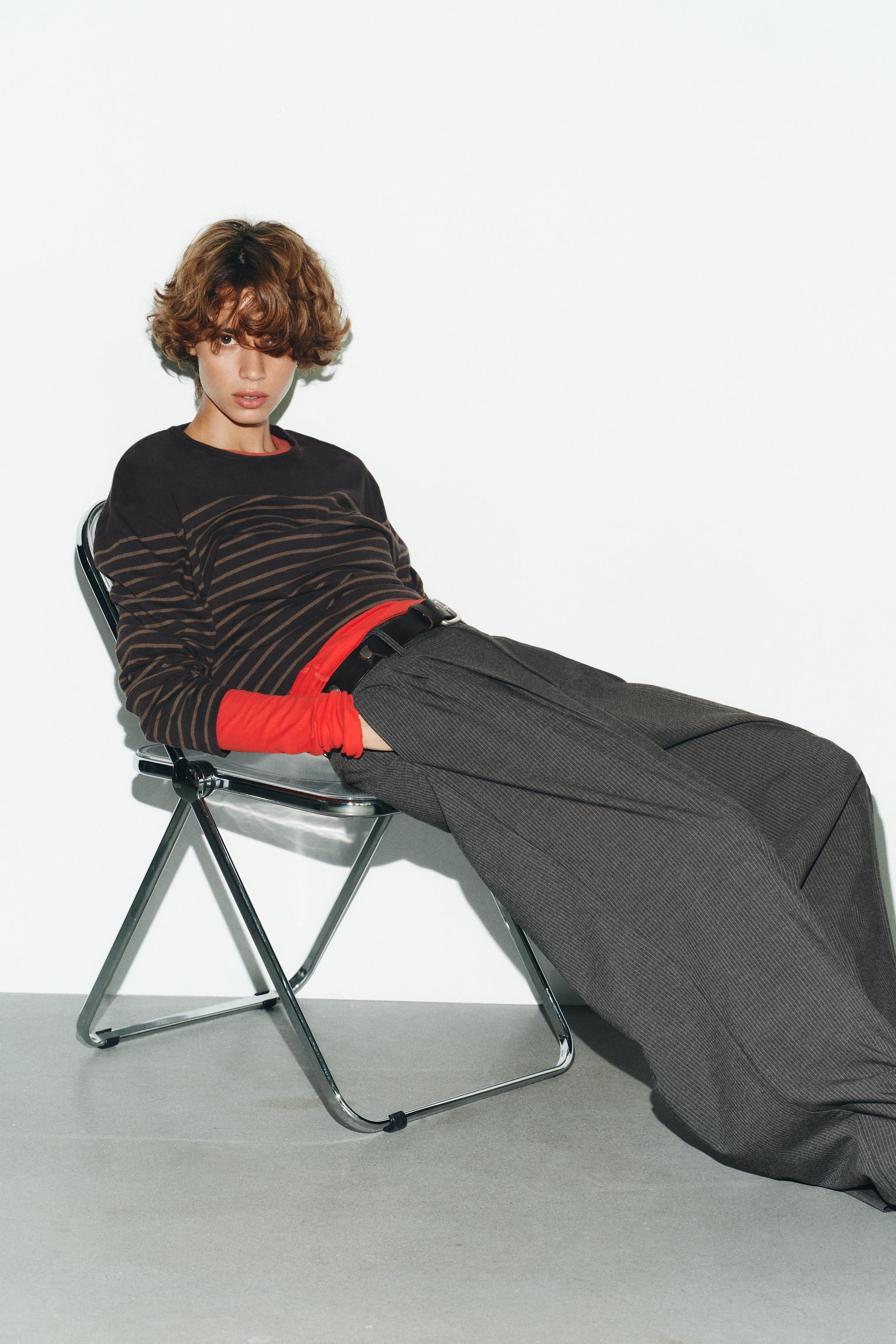 DARTED TROUSERS WITH FLAPS | Zara UK