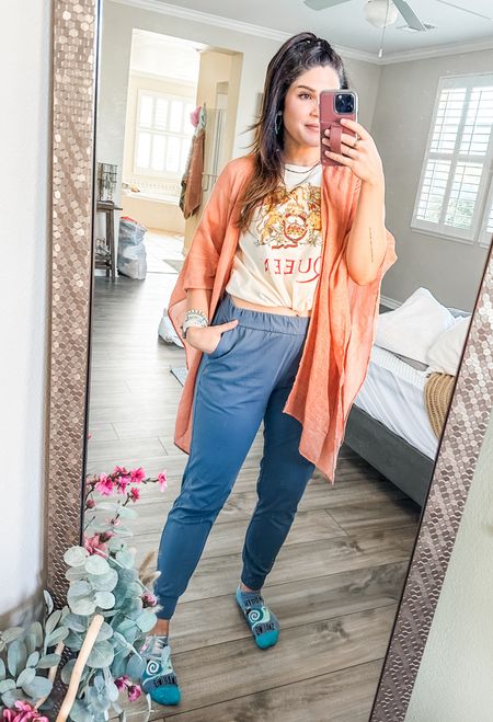 Mondays means bright colors and comfy fits. I love the combination of oranges and turquoise here. Makes Monday seem less bleh haha!

#LTKFindsUnder100 #LTKOver40 #LTKFindsUnder50