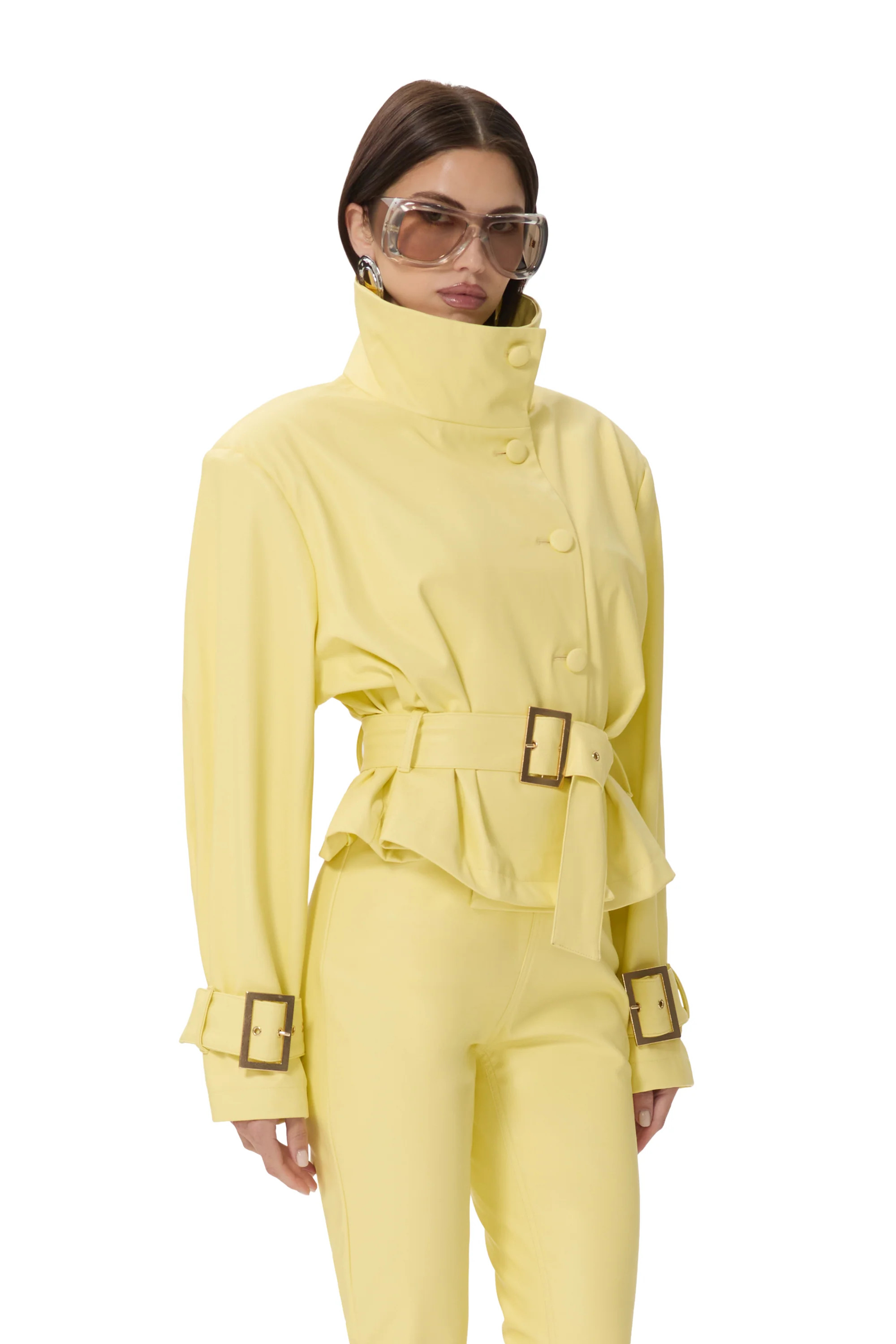 scarlette-faux-leather-jacket-lemon-meringue | ShopAFRM
