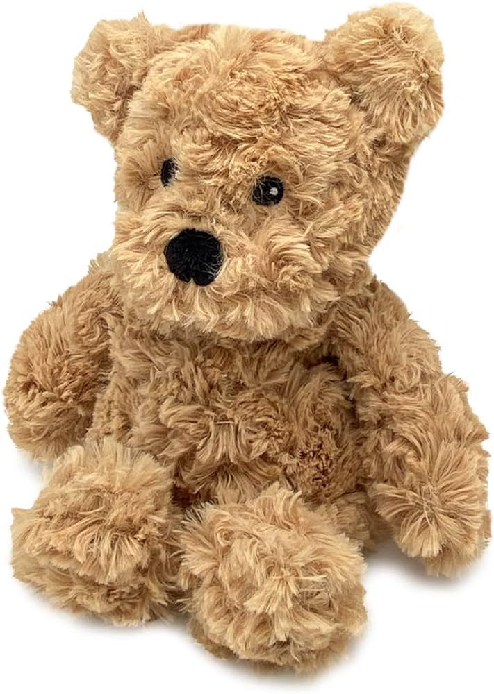 Warmies Junior Brown Curly Bear Heatable and Coolable Weighted Stuffed Animal Plush | Amazon (US)