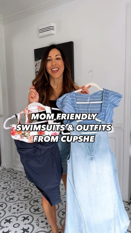 Broke out the self tanner for this haul and girls it's a good one! If there is one brand I shop for affordable but high quality swimwear and dresses it's @cupshe. I have 3 mom friendly swimsuits and 3 outfit pieces perfect for spring and summer. Honestly cannot even choose a favorite here. Will be sharing a try on of all 6 pieces in stories today. Use my code Tammy15 to get 15% off $65+ at #Cupshe. Or code Cupshefan20 to get 20% off on orders $109. I'm 5'2 and wearing a small in everything here. #cupshecrew AD 

Cupshe, swimwear, bathing suits, bikinis, swimsuits, chambray dress, jumpsuit, jumpsuits, vacation outfits, resort wear 

#LTKswim #LTKsalealert #LTKfindsunder50
