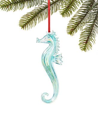 Seaside Blue Seahorse Ornament, Created for Macy's | Macy's