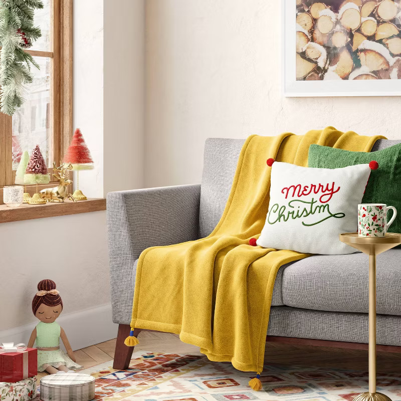 Plush Throw Blanket with Tassels - Opalhouse™ | Target