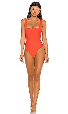 Tularosa Flirty One Piece in Coral from Revolve.com | Revolve Clothing (Global)