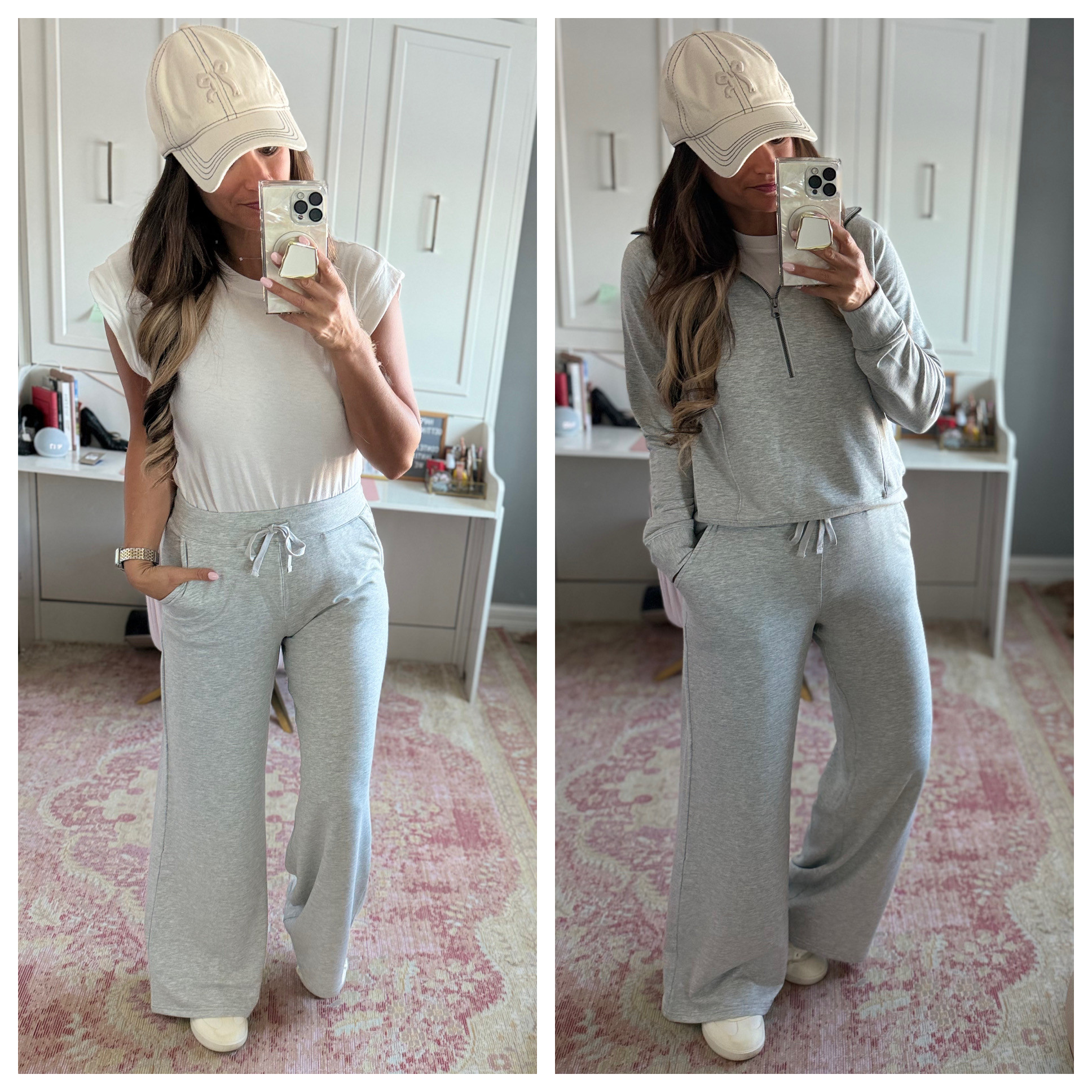 Comfortable look for lounge, travel, running errands, or carpool drop off 

 #LTKActive #LTKOver40