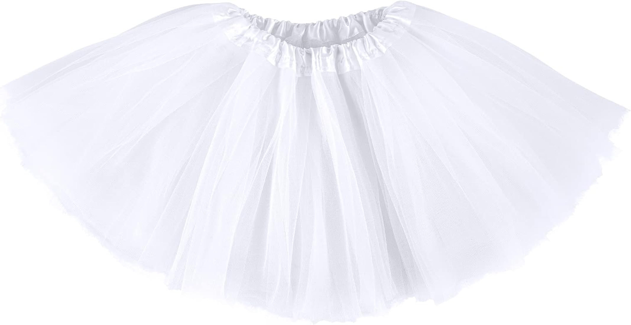 Simplicity Baby Girl's 4 Layers Tulle Tutu Skirt, 6 Months to 8 Years | Amazon (US)