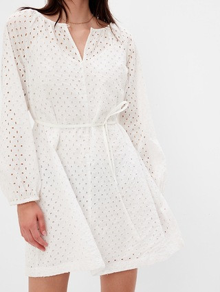 Eyelet Mini Dress | Gap (US)