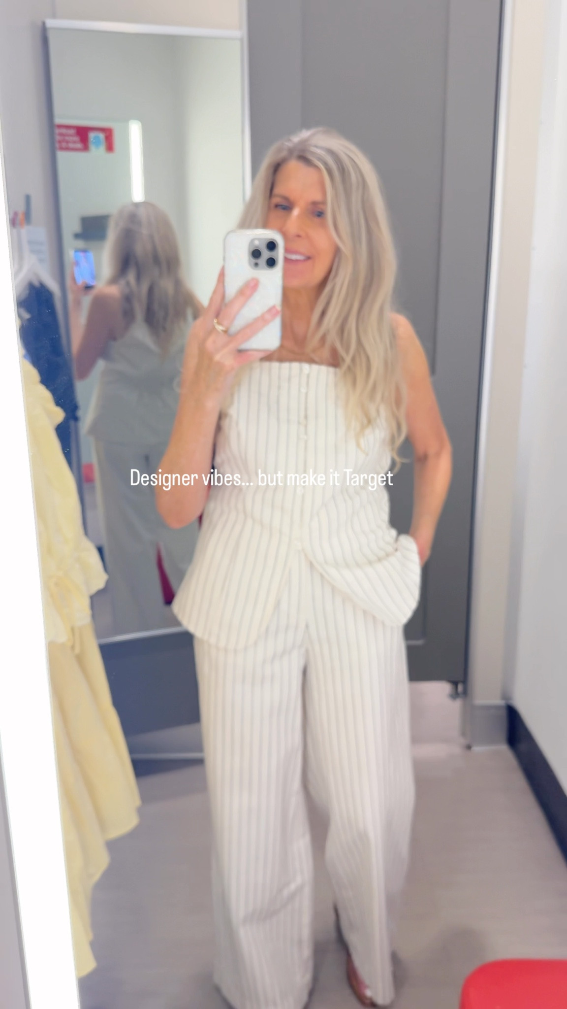 Target Matching sets and dresses make ootd quick & easy - perfect for Spring & Summer! Designer vibe, affordable pricing! Pinstripe vest and wide leg pants, toile blue and white dress with pockets, eyelet peplum top and skirt - available in several colors. 
#targetstyle #targetfashion #summerdress #summeroutfits #countryconcertoutfit Try-on #affordablefashion #targethaul #springessentials #springfashion 

#LTKootd #LTKWorkwear #LTKOver40