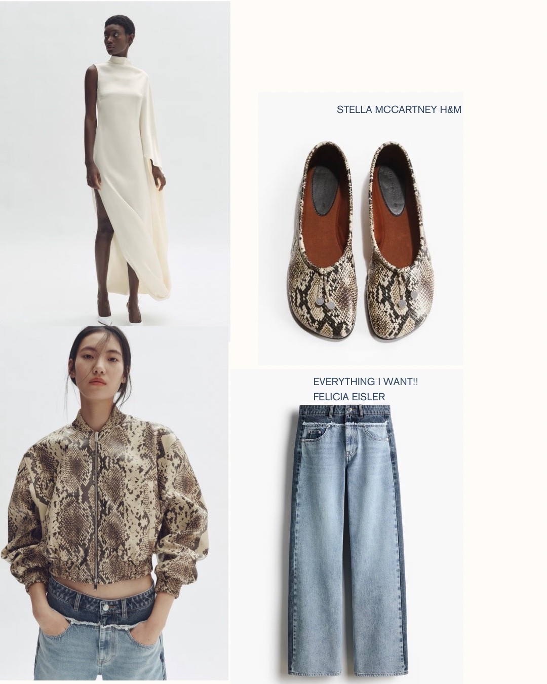 Everything I got from the stella mccartney and H&M collab