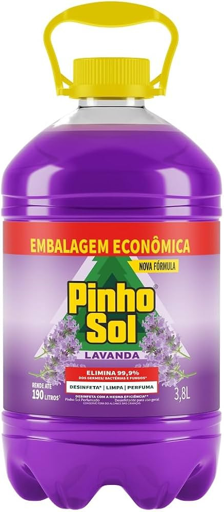Desinfetante Pinho Sol Perfumado Lavanda 3,8L | Amazon (BR)