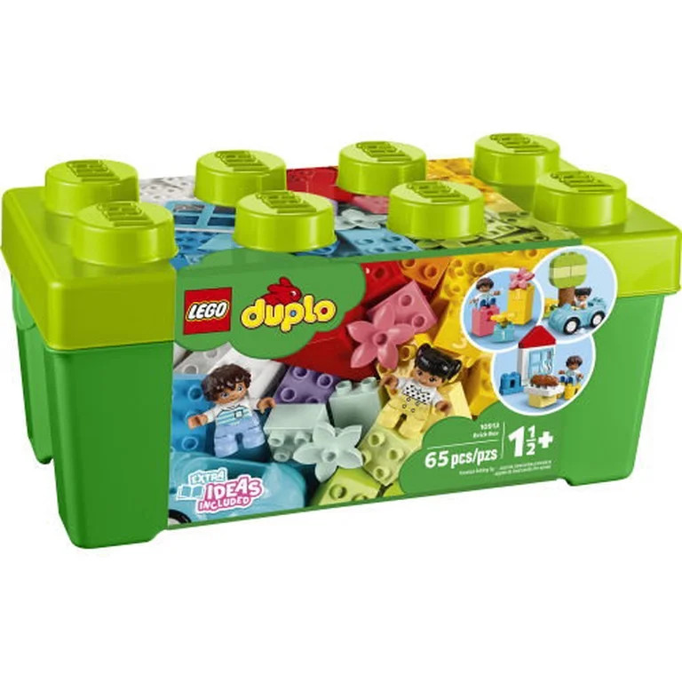 LEGO DUPLO Classic Brick Box Building Set with Storage 10913, Toy Car, Number Bricks and More, Le... | Walmart (US)