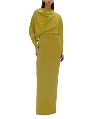 Amara Long Sleeve Cape Gown | Bloomingdale's (US)