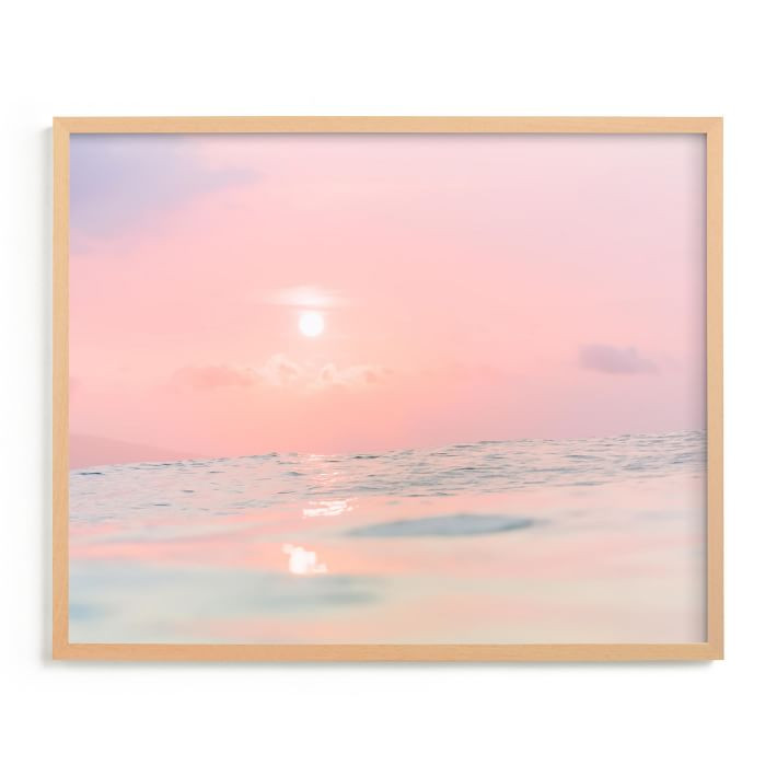 Minted® Sorbet Sea 3 Framed Art by Kamala Nahas | Pottery Barn Teen