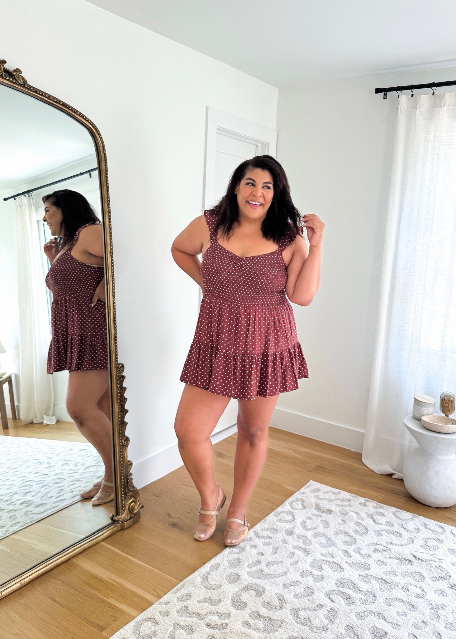 Walmart fall fashion — this romper is so cute, I’m 5’9” 38D size 12/XL wearing a size XL

#LTKSeasonal #LTKMidsize #LTKootd