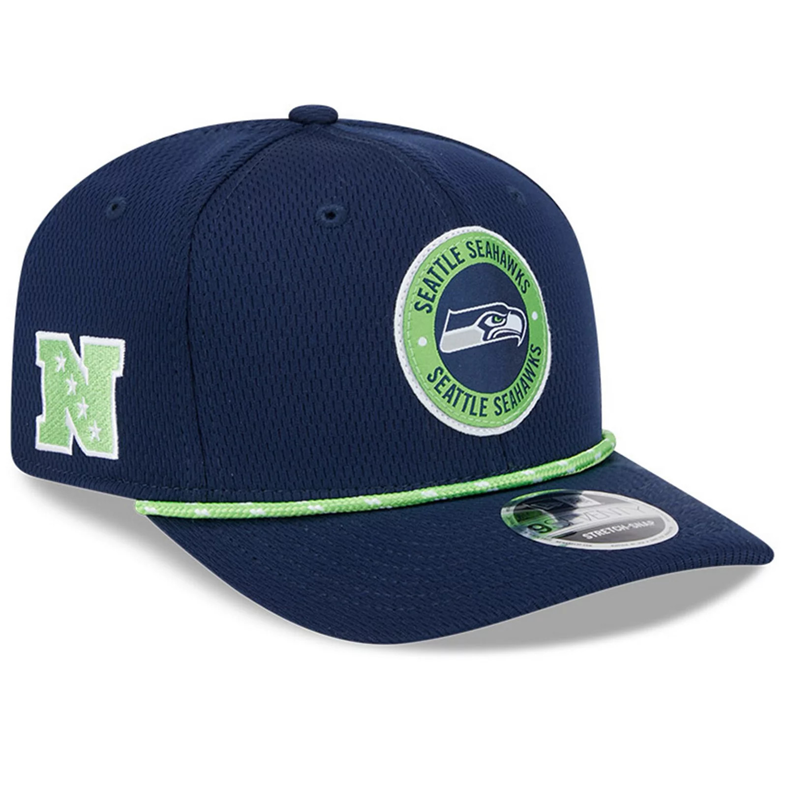 Men's New Era College Navy Seattle Seahawks 2024 Sideline 9SEVENTY Stretch-Snap Hat, Team | Kohl's