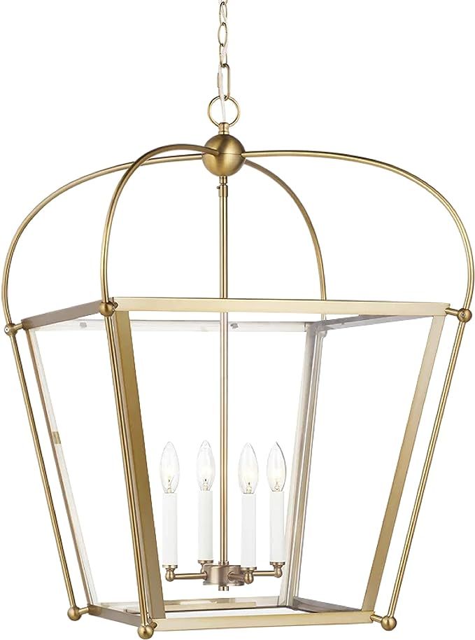 Generation Lighting 4-Light Charleston Pendant Light Fixture (Satin Brass) 5191004-848 | Modern C... | Amazon (US)