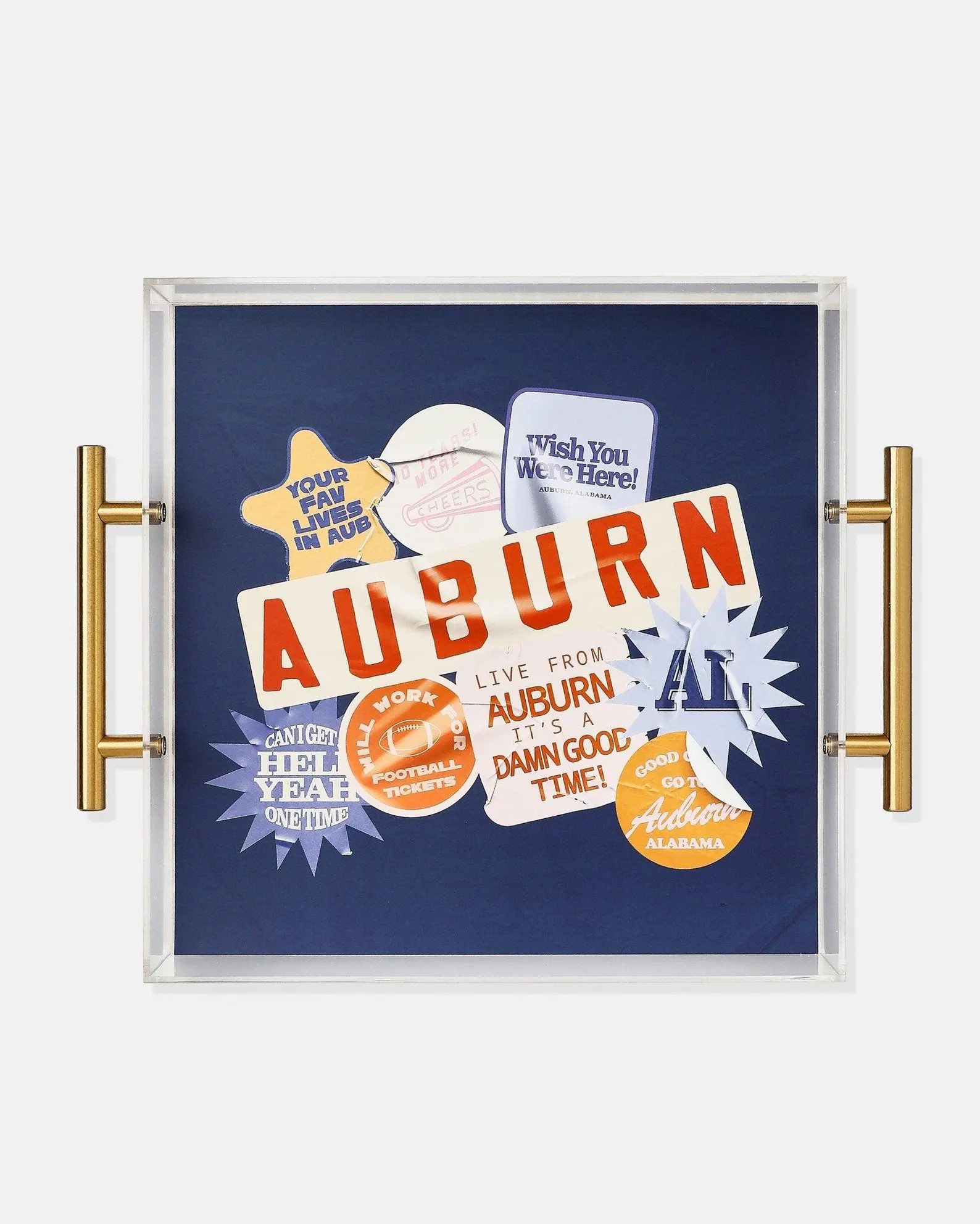Auburn, Alabama Large Acrylic Tray (Tailgate Collection) | Dorm Room Decor, Graduation Gift, Serv... | Etsy (Global)