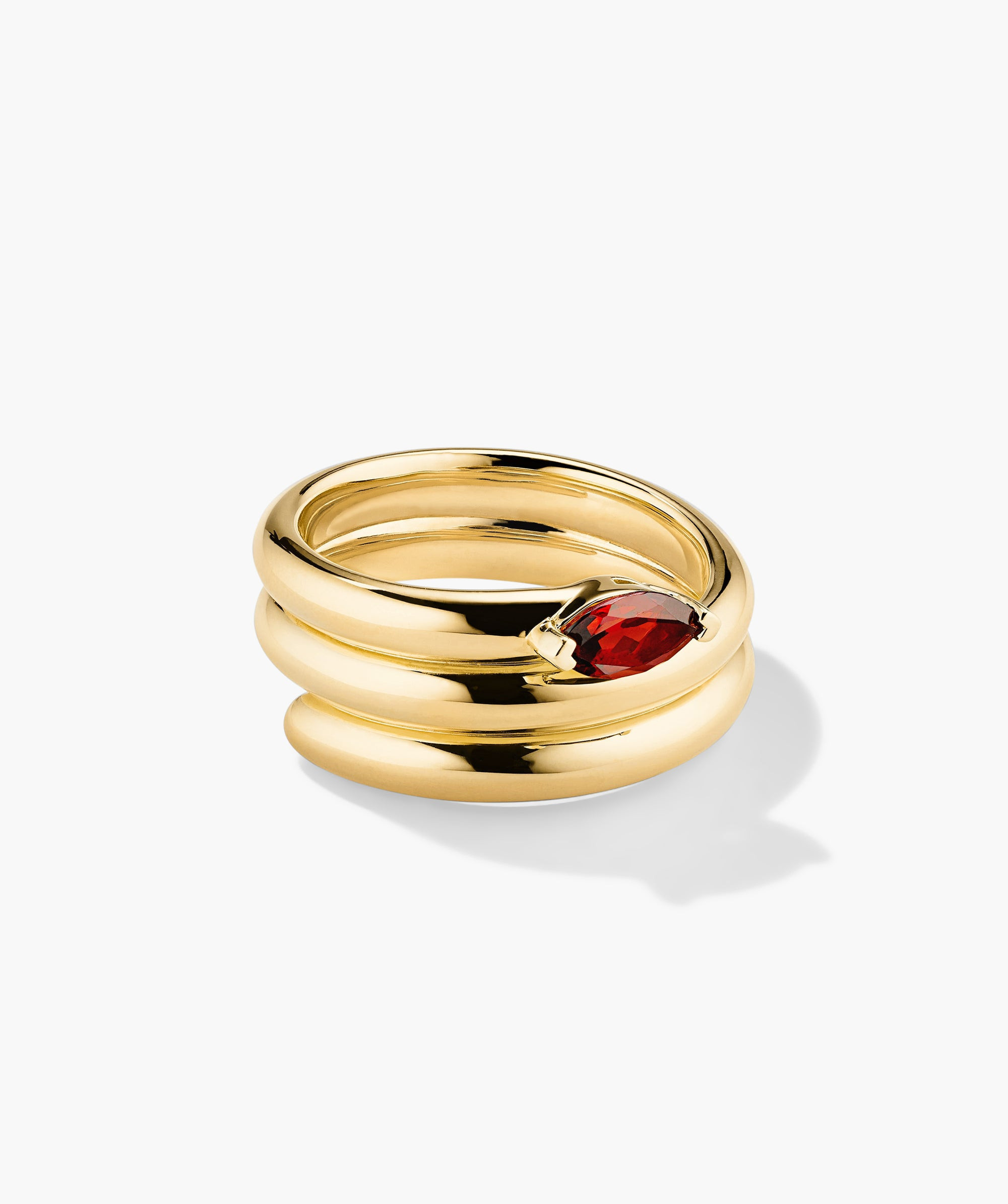 Boa Gemstone Coil Ring | Mejuri Fine Crew