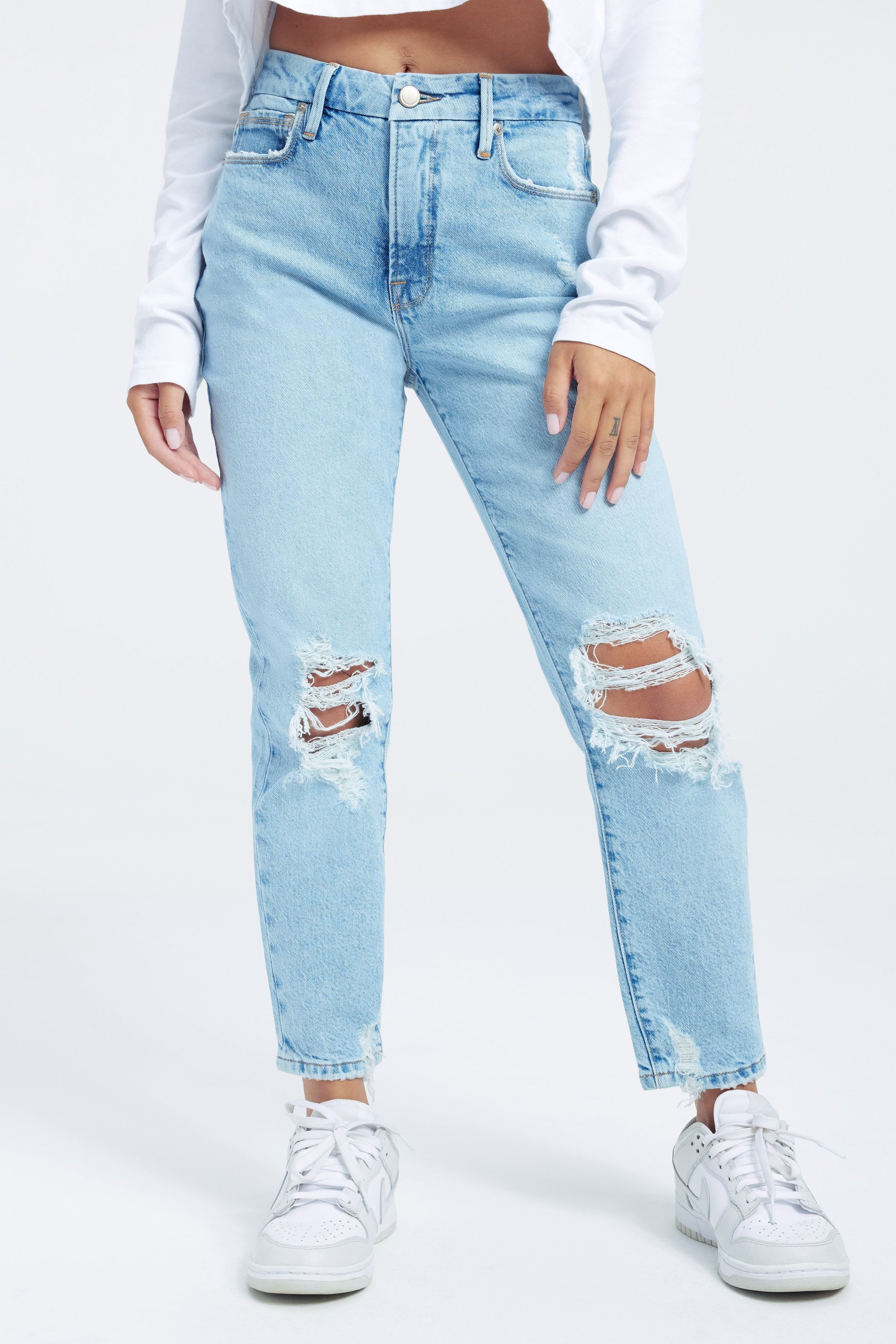 GOOD GIRLFRIEND PETITE JEANS | INDIGO251 | Good American