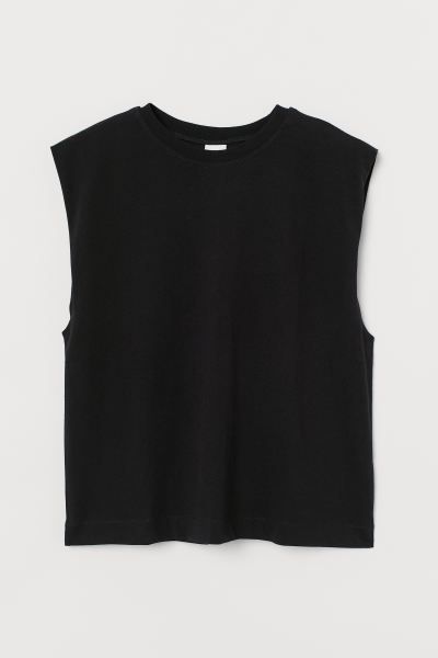 Sleeveless T-shirt | H&M (US + CA)