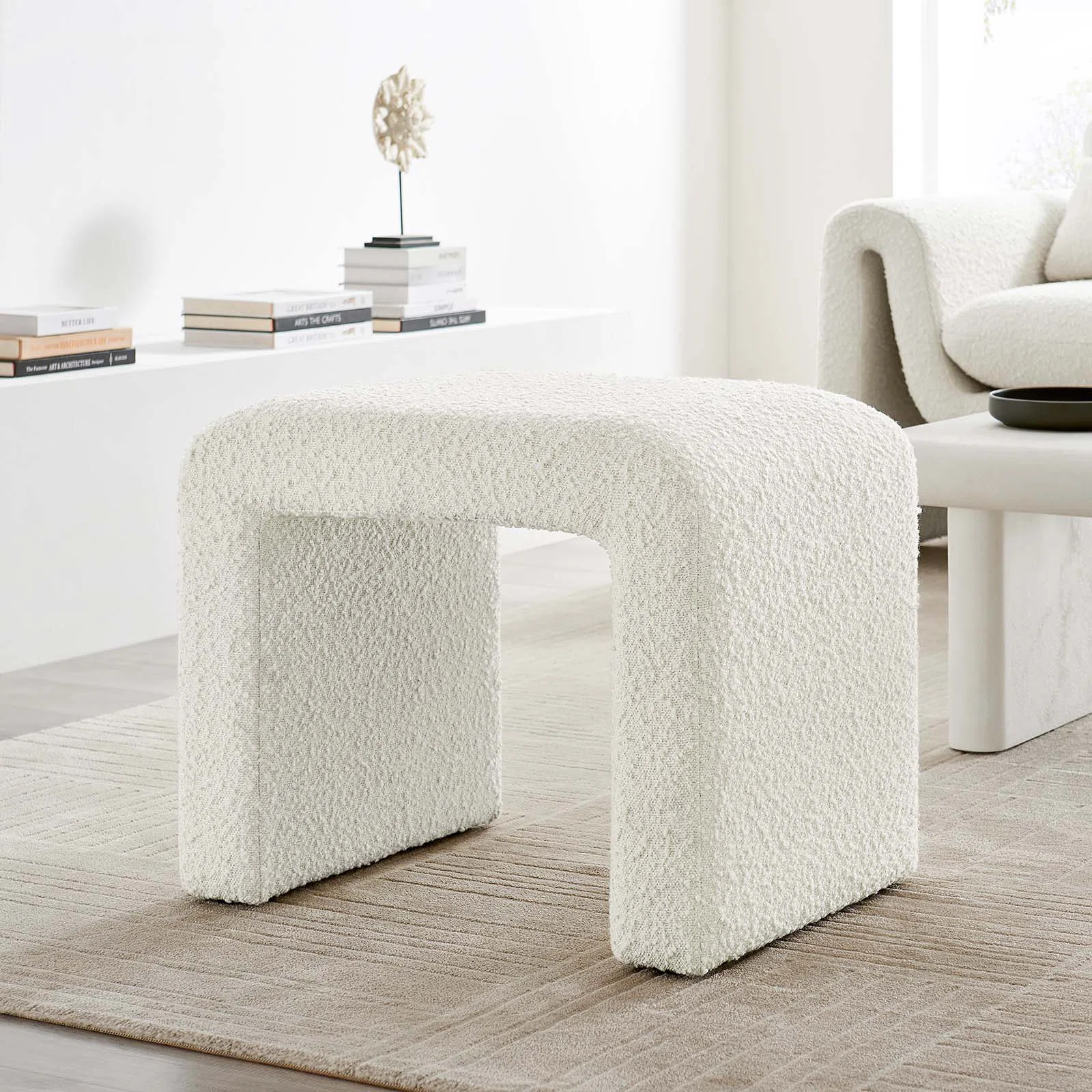 Modway Simba Solid Wood Accent Stool | Wayfair North America