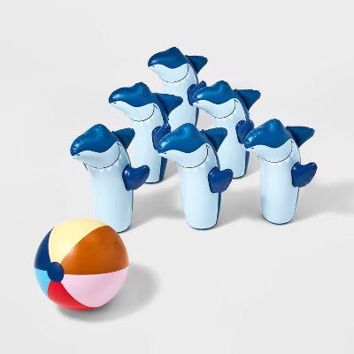 Kids' Shark Bowling Game 7pc - Sun Squad™ | Target