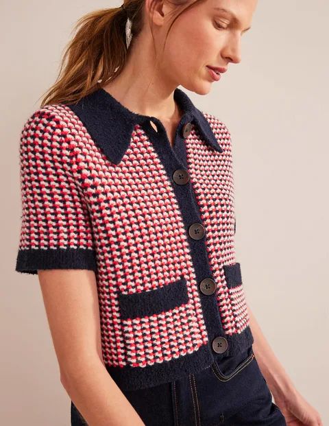 Short Sleeve Cropped Cardigan | Boden (US)