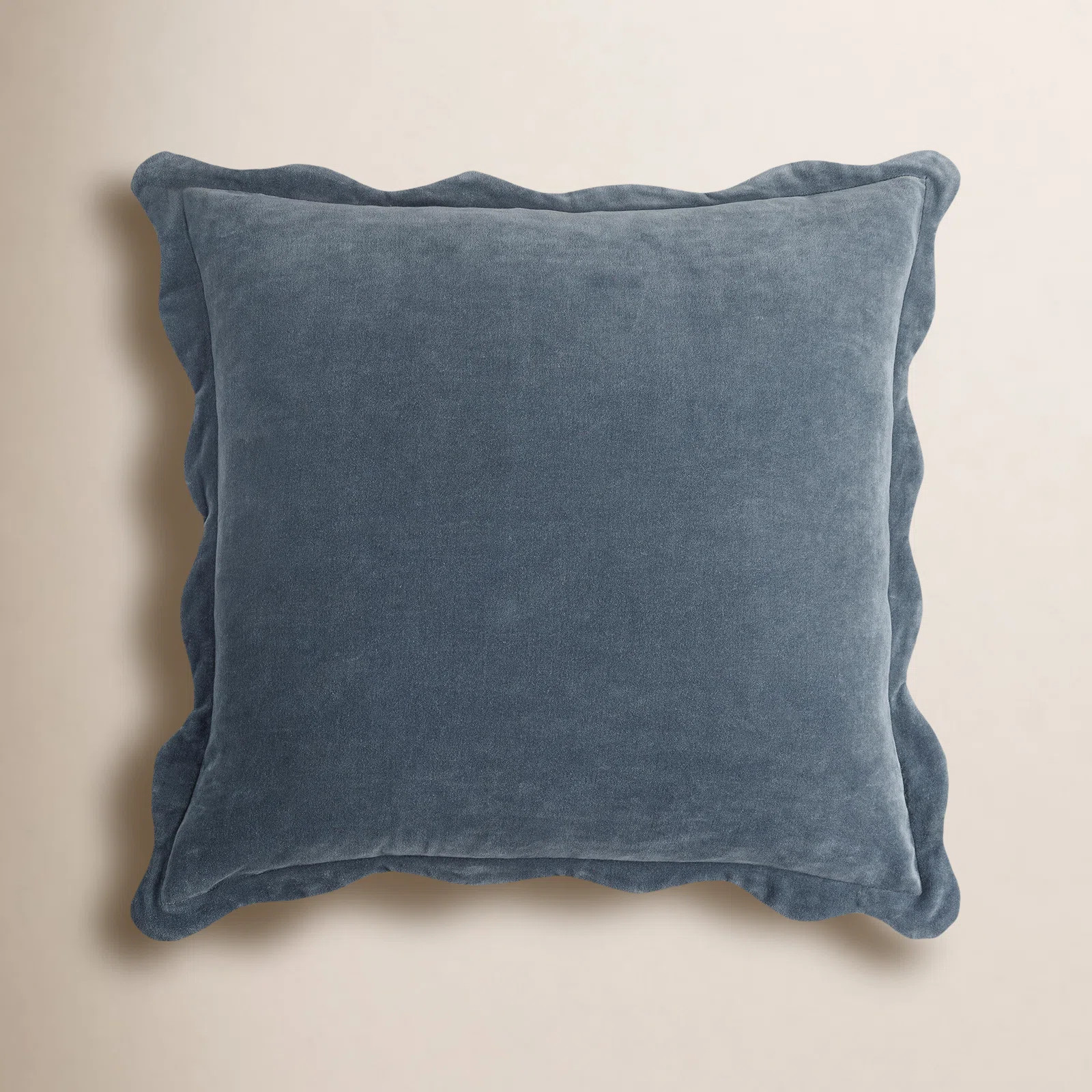 Collier Scalloped Edges Cotton Throw Pillow | Birch Lane
