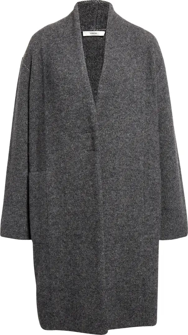 Bouclé Wool & Cashmere Cardigan Coat | Nordstrom