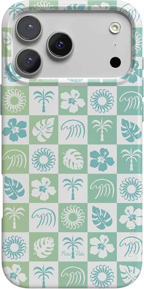 Casely iPhone 17 Pro Max Case | Pura Vida | Coastal Checkers | Compatible with MagSafe | Classic ... | Amazon (US)