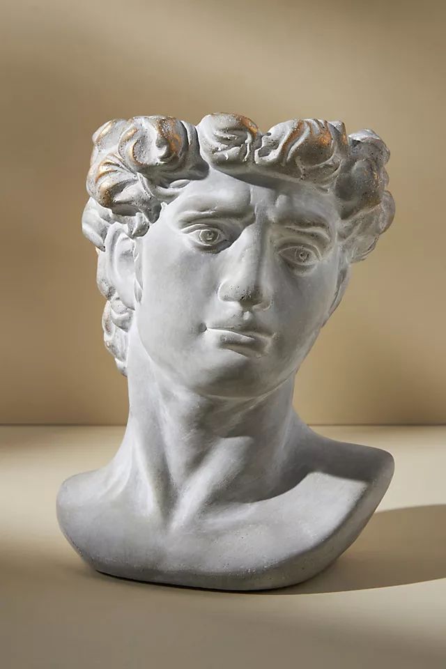 Michaelo Grecian Bust Pot | Anthropologie (US)