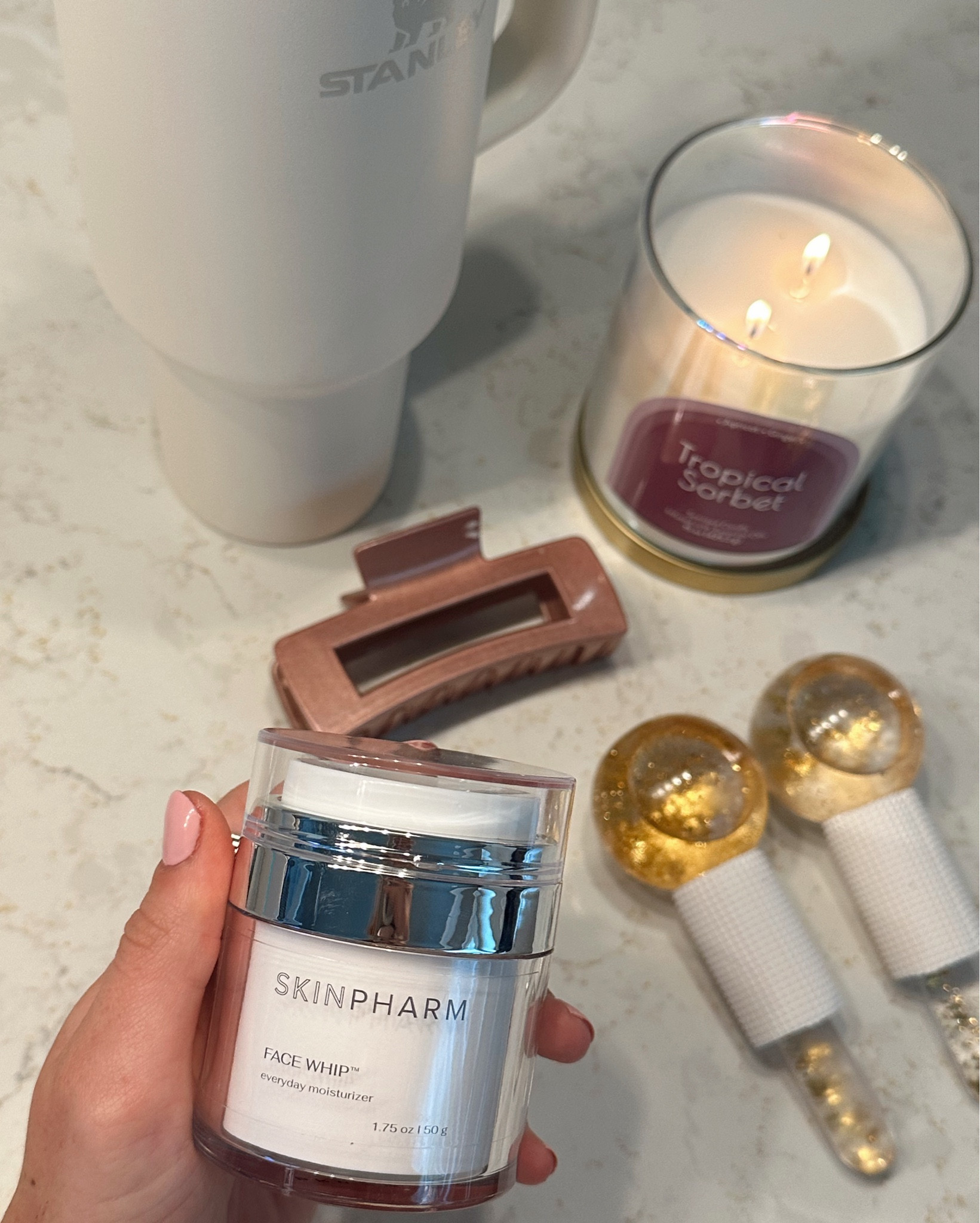 In the girls room🫧🪞🧖🏻‍♀️ couldn’t leave my skinpharm appointment without this face whip 🤍

#LTKBeauty #LTKFindsUnder100