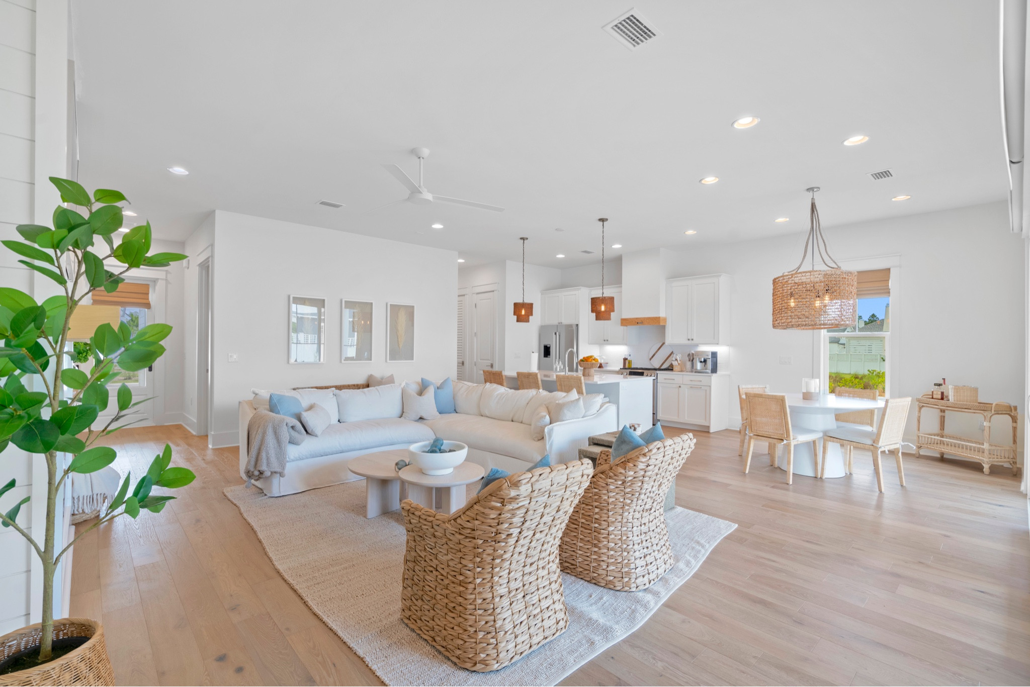 Coastal living room!  These accent chairs are on sale!  They have a performance fabric cushion.  

#LTKstyletip #LTKhome #LTKsalealert