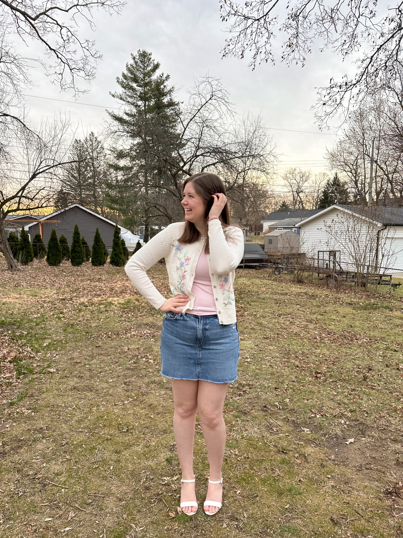 My skirt is size 8L, so it’s tall girl friendly! 

Use code SIMPLYASH15 for 15% off my inspiration co bracelets 🌸🫶🏻

Spring style, casual outfit, tall girl outfits, pastel aesthetic, denim skirt, floral cardigan, soft girl, cottagecore


#LTKFindsUnder50 #LTKStyleTip #LTKSeasonal