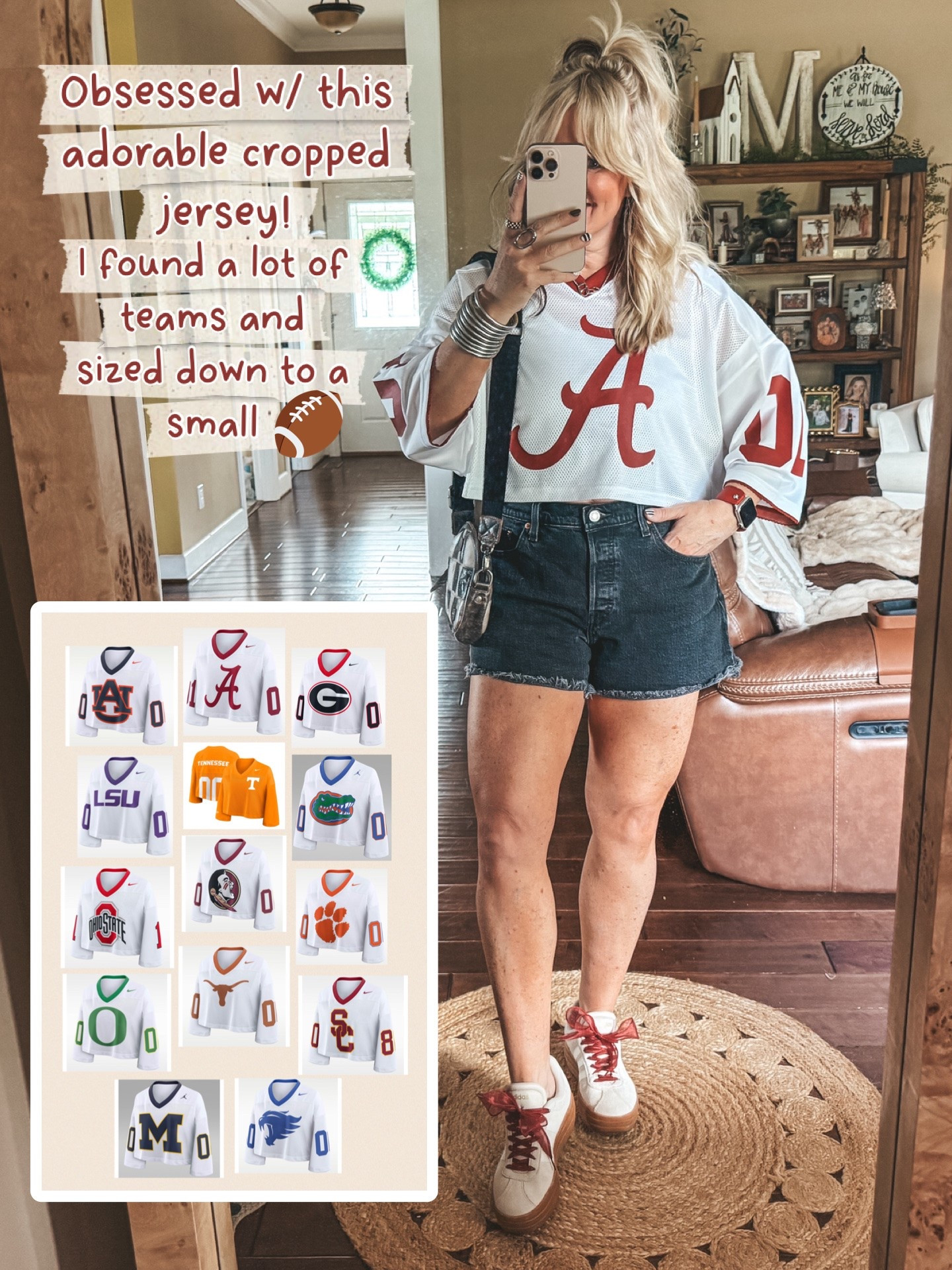 Obsessed with this game day jersey! I found of a lot of teams!

#LTKOver40 #LTKSeasonal