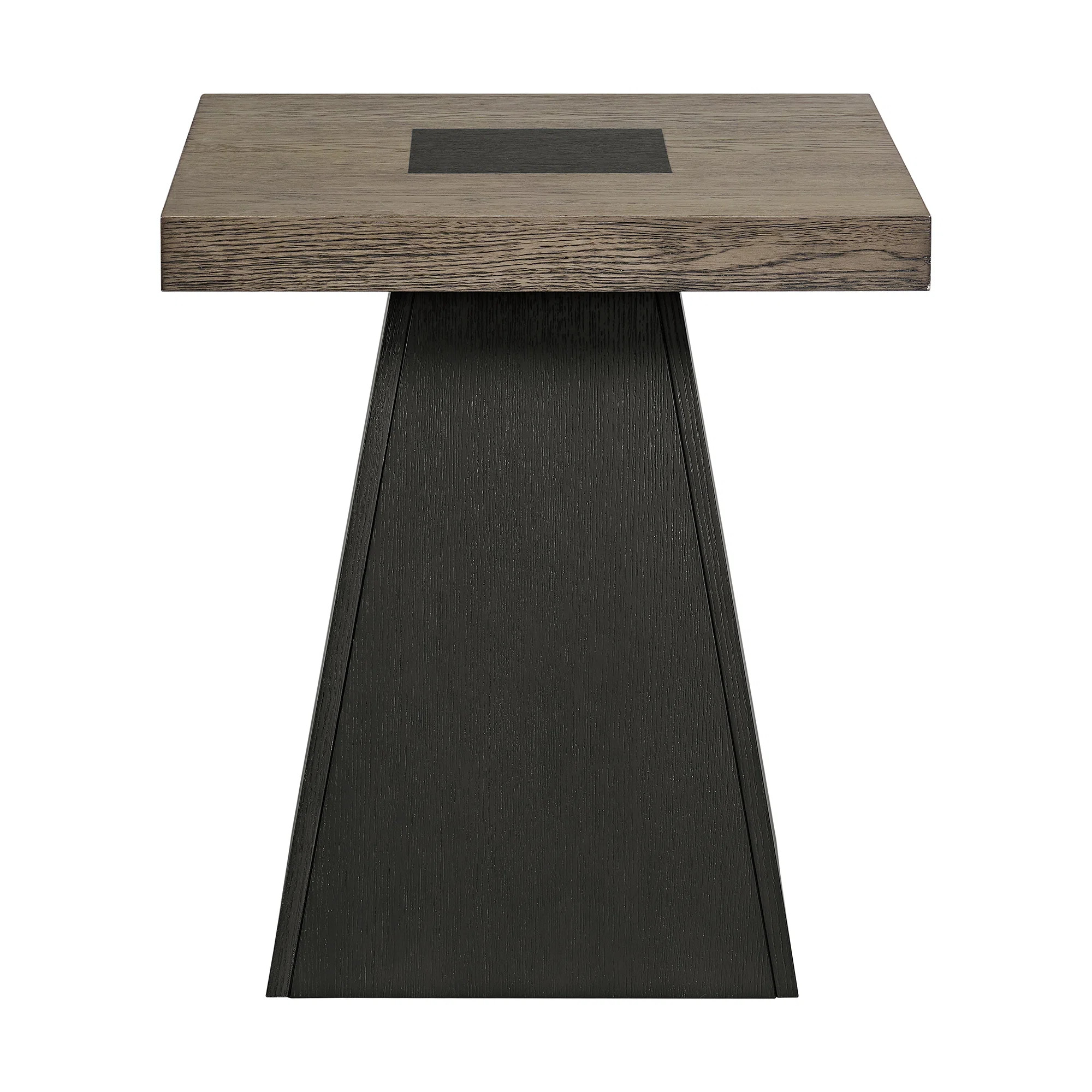 Cheever End Table in Grey and Dark Espresso | Wayfair North America