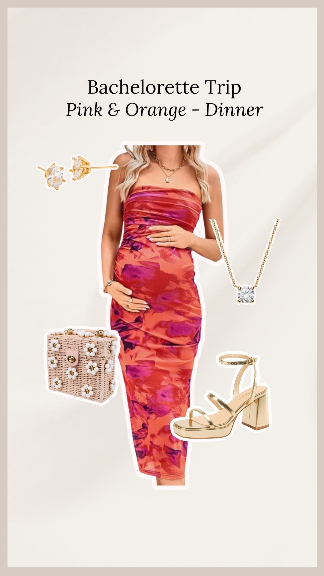 Bachelorette OOTD - Orange & Pink (Maternity)

#LTKootd #LTKTravel #LTKgrwm