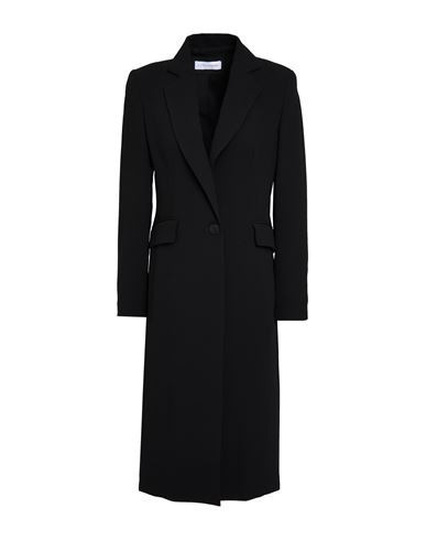 Caractère Woman Overcoat & Trench Coat Black Size 4 Polyester | YOOX (US)