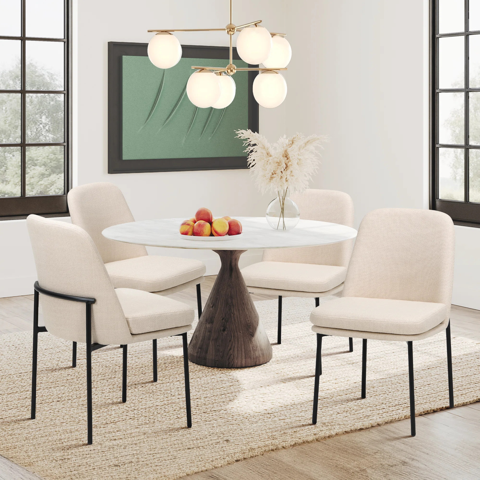 George Oliver Fabric Upholstered Parsons Side Chair Dining Chair & Reviews | Wayfair | Wayfair North America