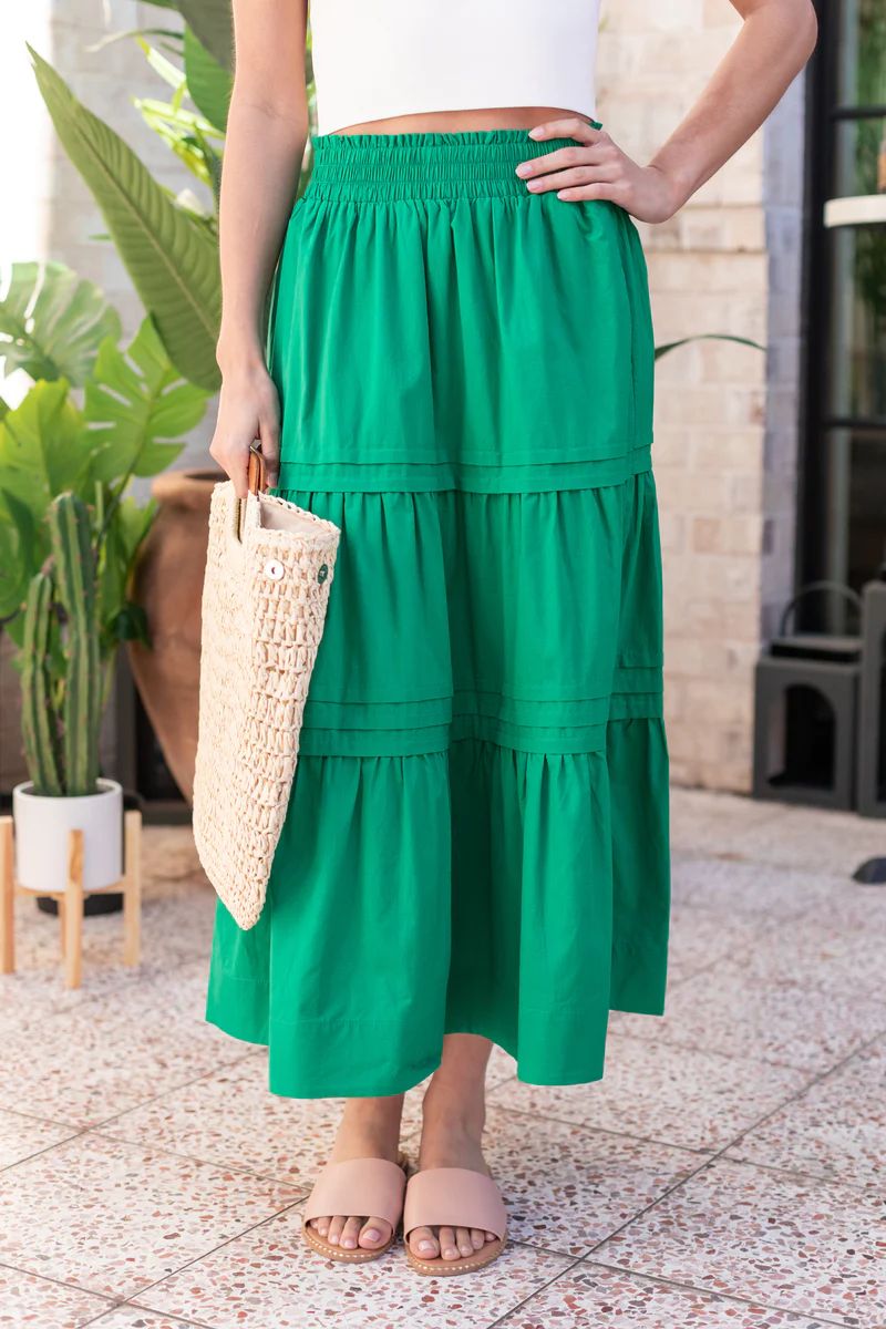 Trina Skirt- Green | Avara